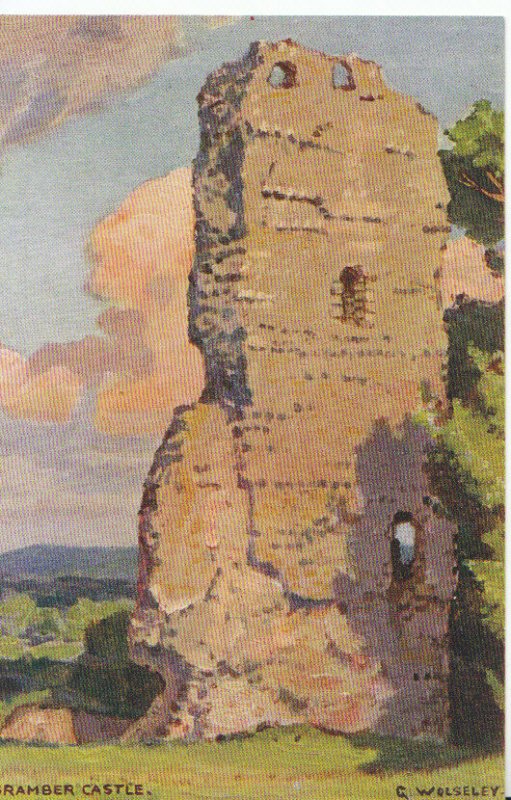 Sussex Postcard - Bramber Castle - Ref ZZ5497