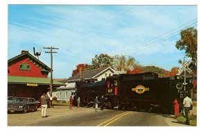 Steantown Railroad, Railway Train at Station, Bellows,  Vermont