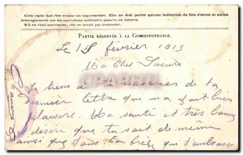 Military duty-Map Army Beaudot Garron Mayenne