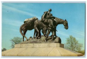 1956 Pioneer Mother Penn Valley Park Monument Kansas City Missouri MO Postcard