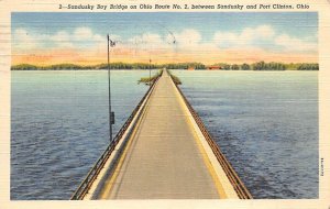 Sandusky Bay Bridge, Ohio Route No. 2 between Sandusky and Port Clinton - San...