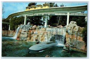 c1960 Submarine Voyage Homeward Surfacing Disneyland Anaheim California Postcard