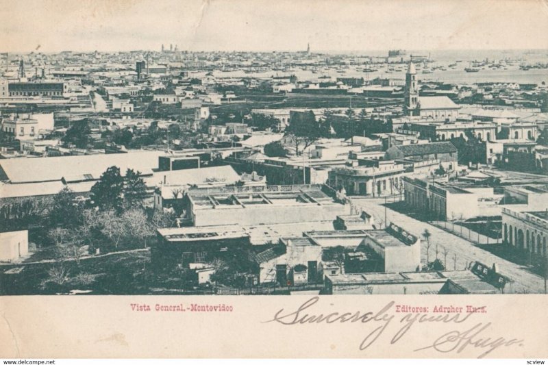 MONTEVIDEO ,  URUGUAY , 1907 ; Vista