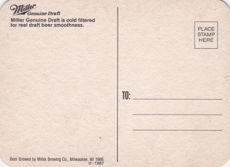 Advertising Miller Brewing Company Milwaukee Wisconsin Miller High Life Genui...