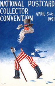 National Postcard Collector Convention 1991 Uncle Sam