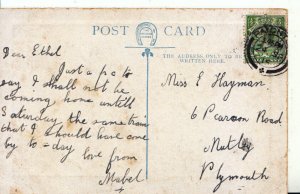 Genealogy Postcard - Hayman - 6 Pearson Road - Mutley - Plymouth - Ref 5079A