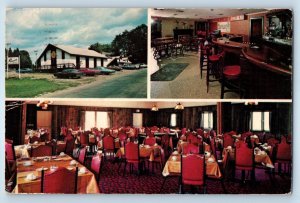 1973 Cuba New York Vintage Postcard Moonwinks Restaurant Dining Rooms Multiview