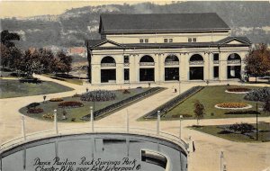 Chester West Virginia c1910 Postcard Dance Pavilion Rock Springs Amusement Park