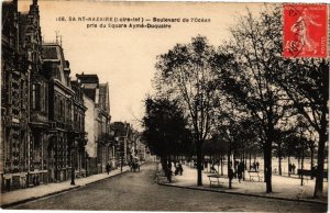 CPA St-NAZAIRE - Boulevard de l'OCÉAN pris du Equare... (222959)