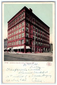 1909 Congress Square Hotel Building Street View Portland Maine ME Postcard