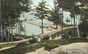 New York Thousand Islands Edgewood Park #6164 Postcard 22-9189