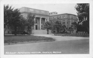 Arizona Deaconess Hospital Phoenix Arizona 1920s RPPC Photo Postcard 20-14090