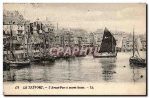 Rouen - L & # 39Avant Harbor at high tide - Old Postcard