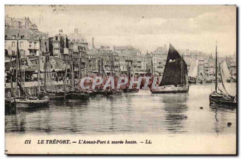 Rouen - L & # 39Avant Harbor at high tide - Old Postcard