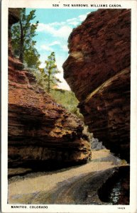 Vtg 1920s The Narrows Williams Canyon Manitou Colorado CO Postcard