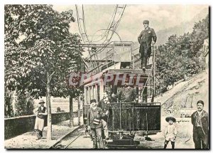 Postcard Modern Car storey for Chillon