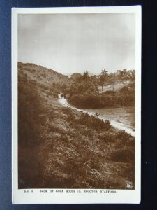 Staffordshire Cannock Chase BROCTON Back of GOLF COURSE - Old RP Postcard by WHS