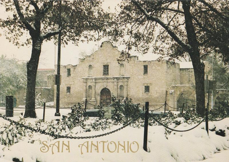 The Alamo Postcard Texas San Antonio  Historic Building