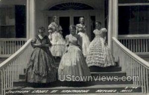 Southern Ladies At Hawthorne  - Real Photo - Natchez, Mississippi MS  