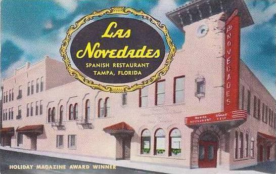 Florida Tampa Las Novedades Spanish Restaurant 1959