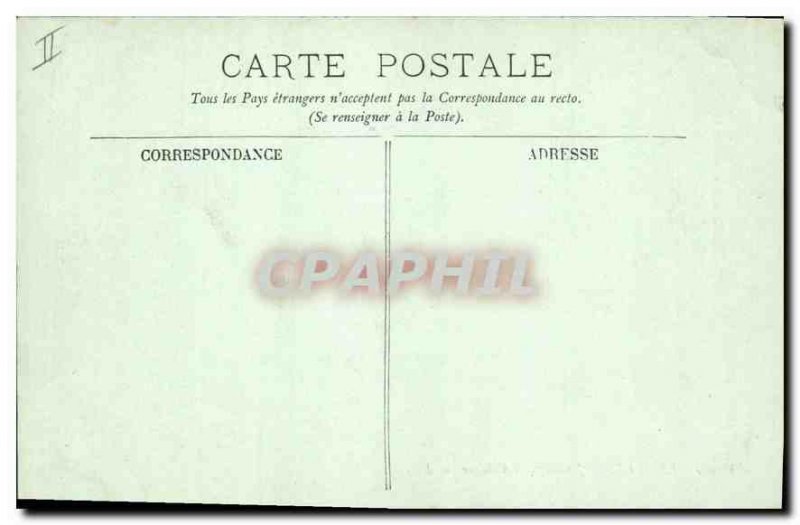 Postcard Old Marseille Garden Column