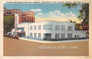 Central Greyhound Lines Bus Terminal - Syracuse, New York NY  