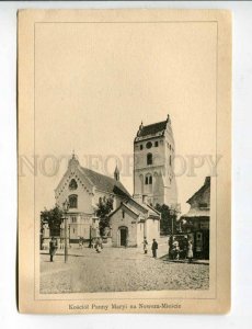 402894 POLAND WARSZAWA Mary Roman catholic church OLD POSTER