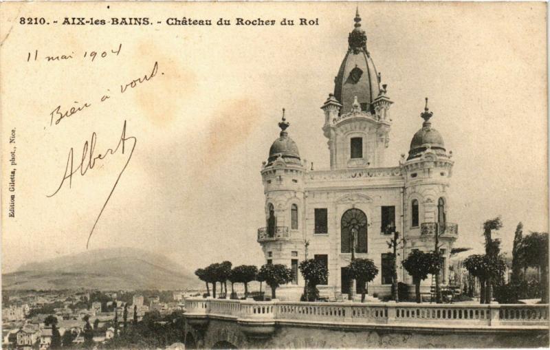 CPA AIX-les-BAINS - Chateau du Rocher du Roi (351963)