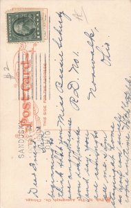 J75/ Put-In-Bay Ohio Postcard c1910 Moonlight Steamer Dock Crowd 347