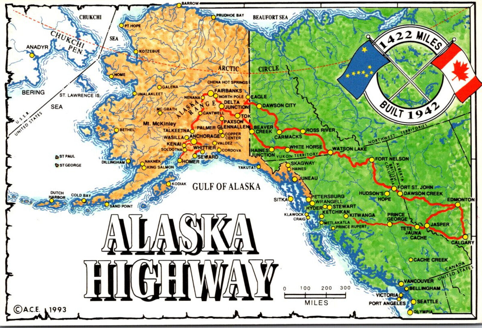 alaska road maps