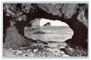 c1940s Bonami Arch Rock Dalhouse New Brunswick Canada Unposted Postcard 