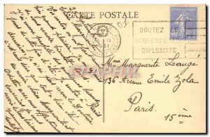 Old Postcard A Bridge in the Park Villeneuve