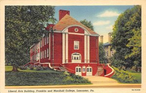 Liberal Arts Building, Franklin and Marshall College Lancaster, Pennsylvania ...
