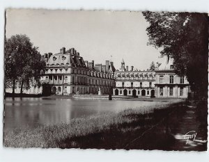 Postcard Étang des carpes et cour de la fontaine, Palais, Fontainebleau, France