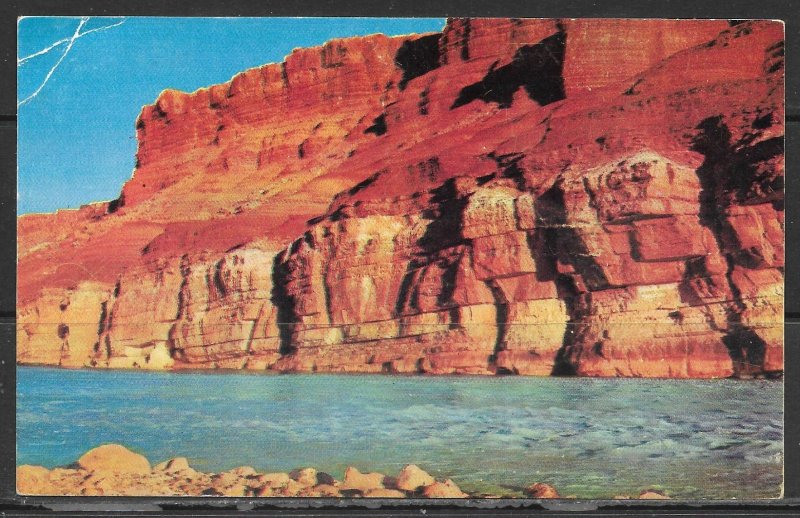 Arizona - Rock Cliffs Along The Colorado River - [AZ-098]