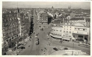 Luxembourg Avenue de la Liberté Vintage RPPC 07.89