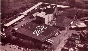 Postcard Pennsylvania Wilkes-Bare The Lion Inc. Brewery Aerial View 1970s V179