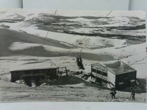 Vintage Rp Postcard Cairngorms Ski Lift and the White Lady Sheiling