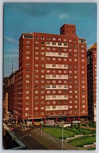 Air View Hotel Muehlebach & Towers Kansas City Missouri~Vintage Postcard