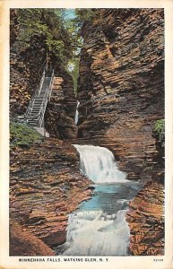 Minnehaha Falls Gorge Watkins Glen, New York NY
