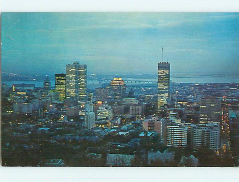 Pre-1980 TOWN VIEW SCENE Montreal Quebec QC p9443