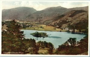 Lot 2 Grasmare Lake & Village Fir Crag Cumbria England Nature-Colour Postcard