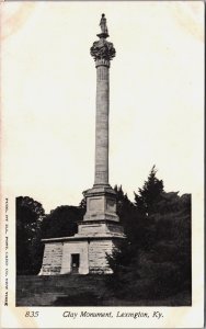 Clay Monument Lexington Kentucky Vintage Postcard C072