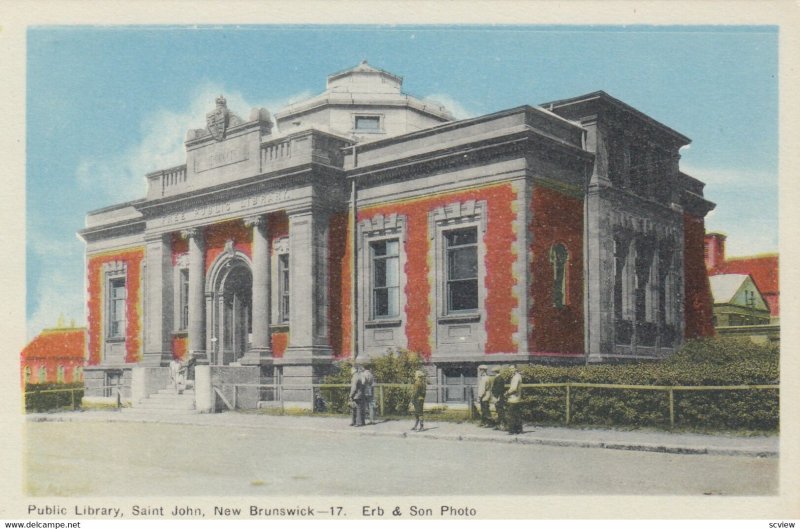 ST. JOHN , New Brunswick , Canada , 1930s ; Public Library