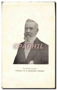 Old Postcard M Emile Loubet President of the French Republic