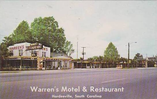 South Carolina Hardeeville Warrens Motel & Restaurant