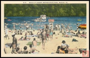 Beach at Hungry Mother State Park, Marion, Va