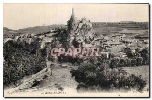 Old Postcard The Rock of Espaly Le Puy