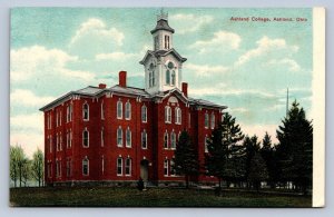 J97/ Ashland Ohio Postcard c1910 Ashland College Building 333