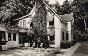 Vintage Postcard RPPC 1910's The Little Traveler Co. Geneva Illinois IL Photo